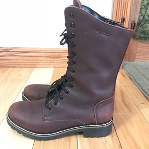 Martino Waterproof Lace Up Leather Boots